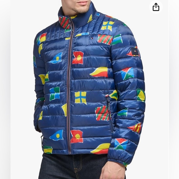 NWT - Tommy Hilfiger Adult Packable Lightweight Quilted Jacket - Men M/Women L - Picture 2 of 13